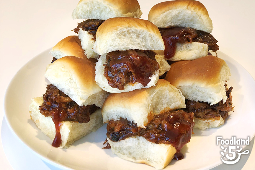 Oven-Braised Kalua Pork Mini Sliders